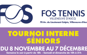 Tournoi interne seniors
